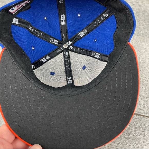 MLB New York Mets Official On-Field Cap 59Fifty Collection Size 7 55.8cm - Picture 5 of 9